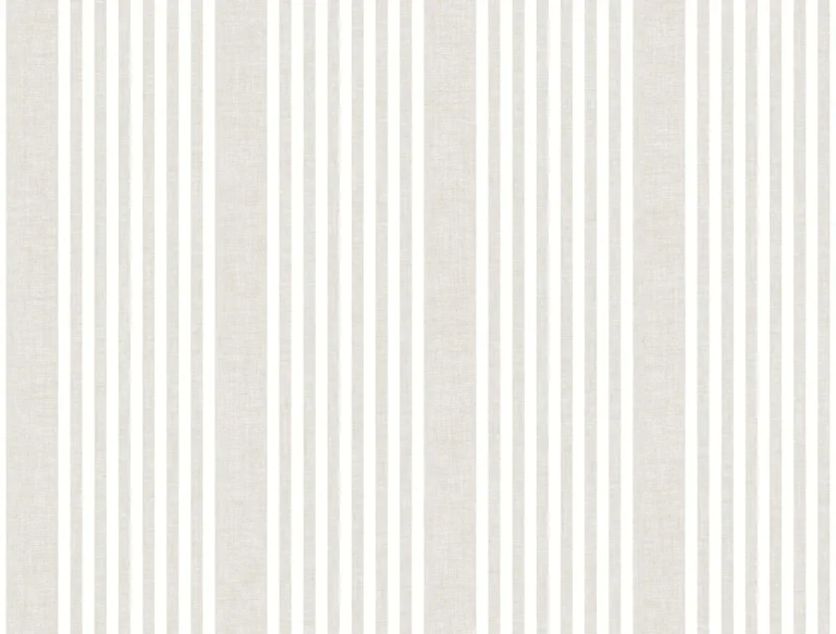 French Linen Stripe Peel and Stick Wallpaper - Linen — Image 4