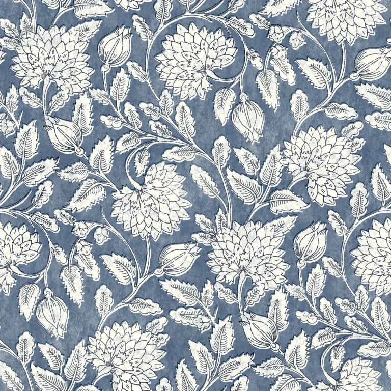 Chesapeake Vadouvan Jacobean Trail Wallpaper - Navy — Ảnh 2