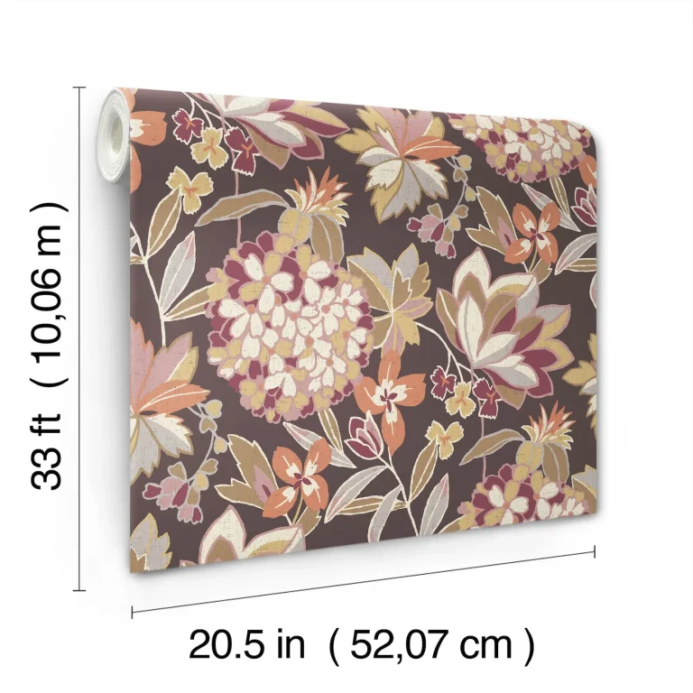 Valdivian Floral Wallpaper - Honey — Ảnh 6