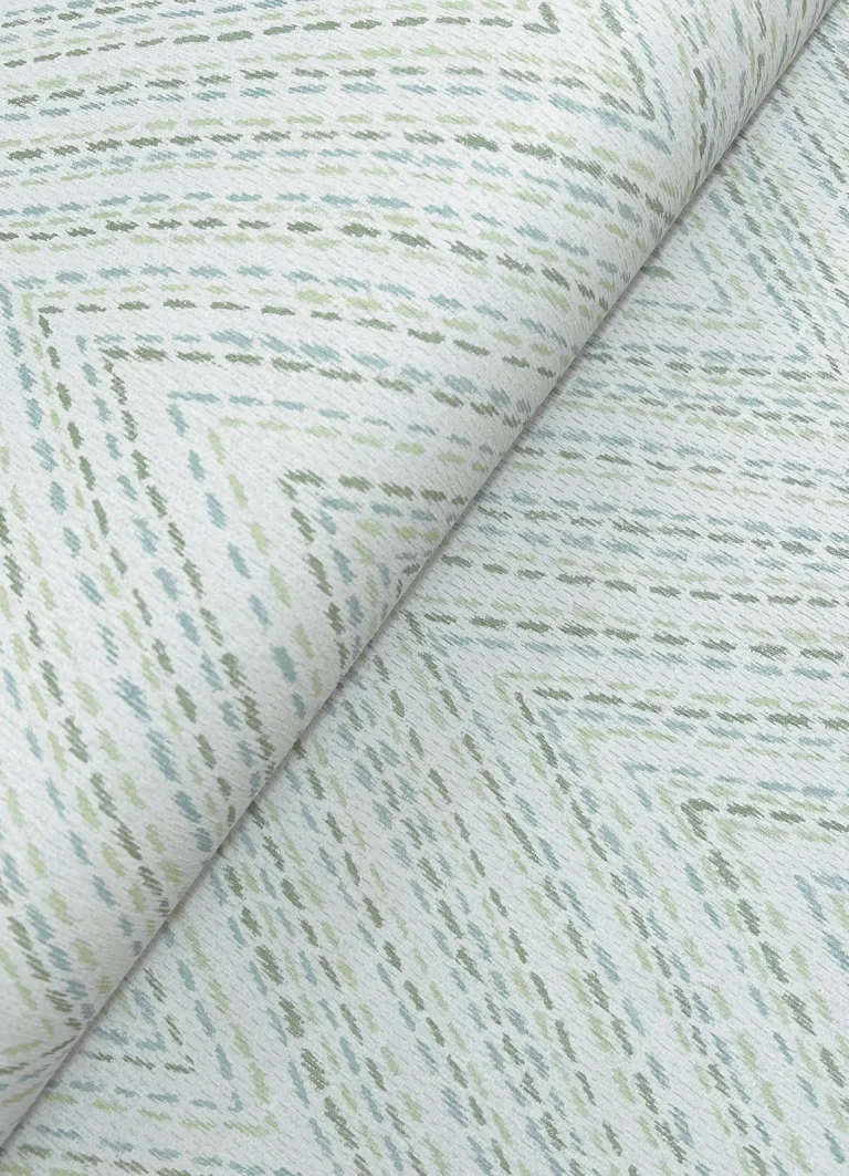 Lainey Stitched Chevron Wallpaper - Green — Ảnh 6