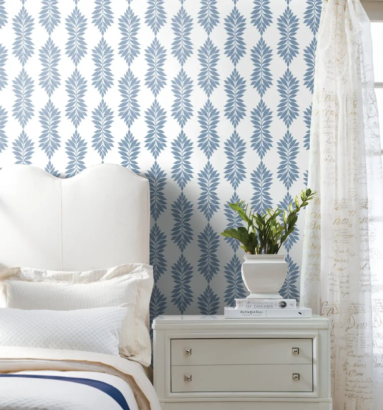 Broadsands Botanica Wallpaper - Chambray