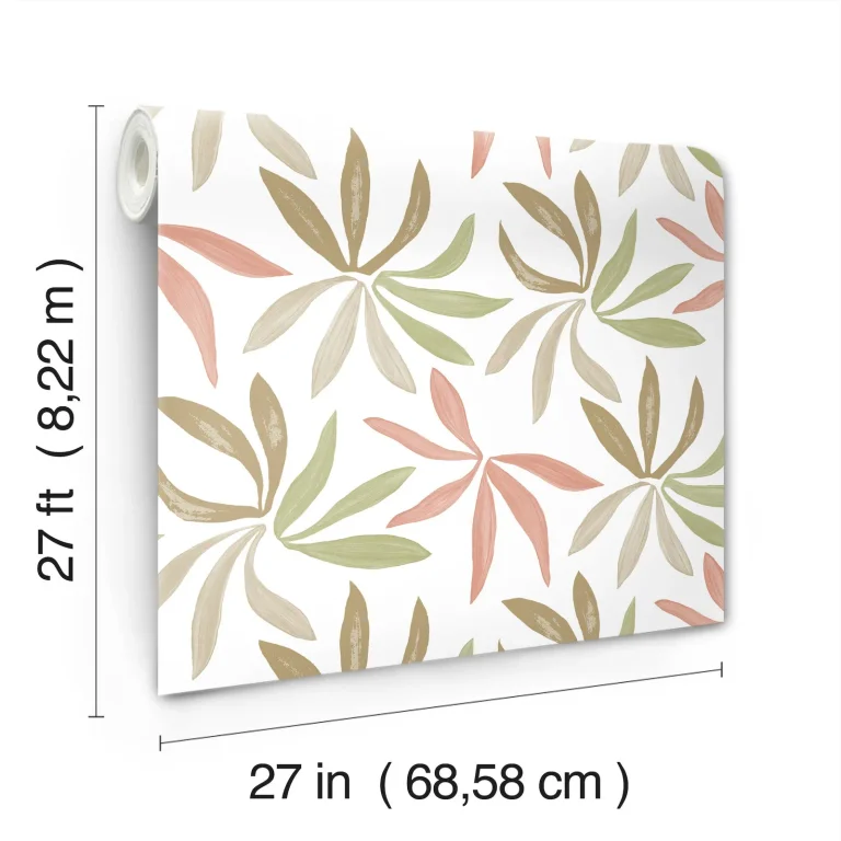 Little Garden Wallpaper - Leaf & Coral — Ảnh 7