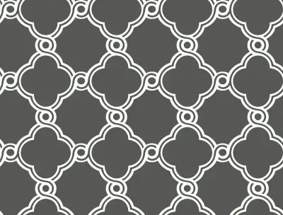 Open Trellis Wallpaper - Grey