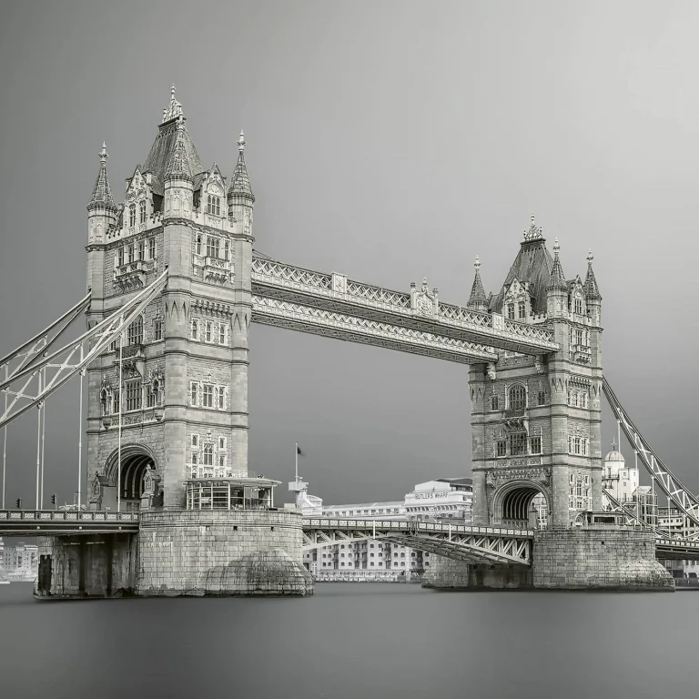 Tower Bridge London - Wall Mural 5145 - 4 Panel - 192cm x 260cm — Ảnh 3
