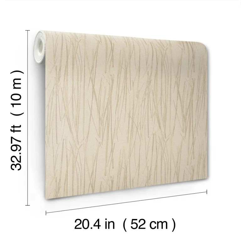 Piedmont Bamboo Wallpaper - Linen — Ảnh 6