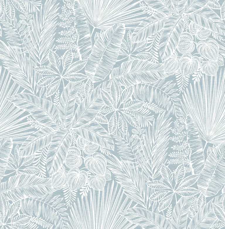 Vita Botanical Wallpaper - Blue — Ảnh 3