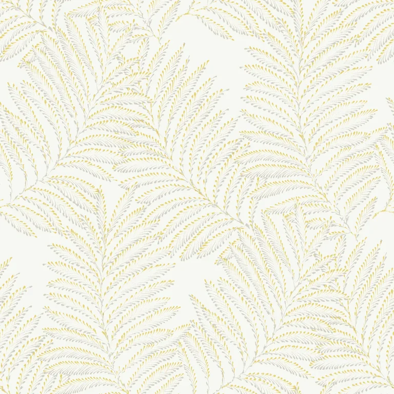 Finnley Inked Fern Wallpaper - Yellow — Ảnh 3