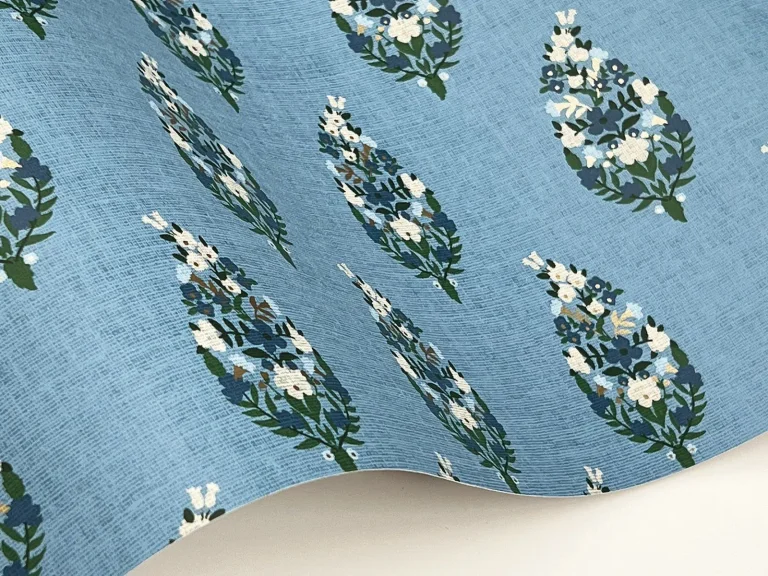 Rifle Paper Co. Paisley Wallpaper - Blue — Image 7