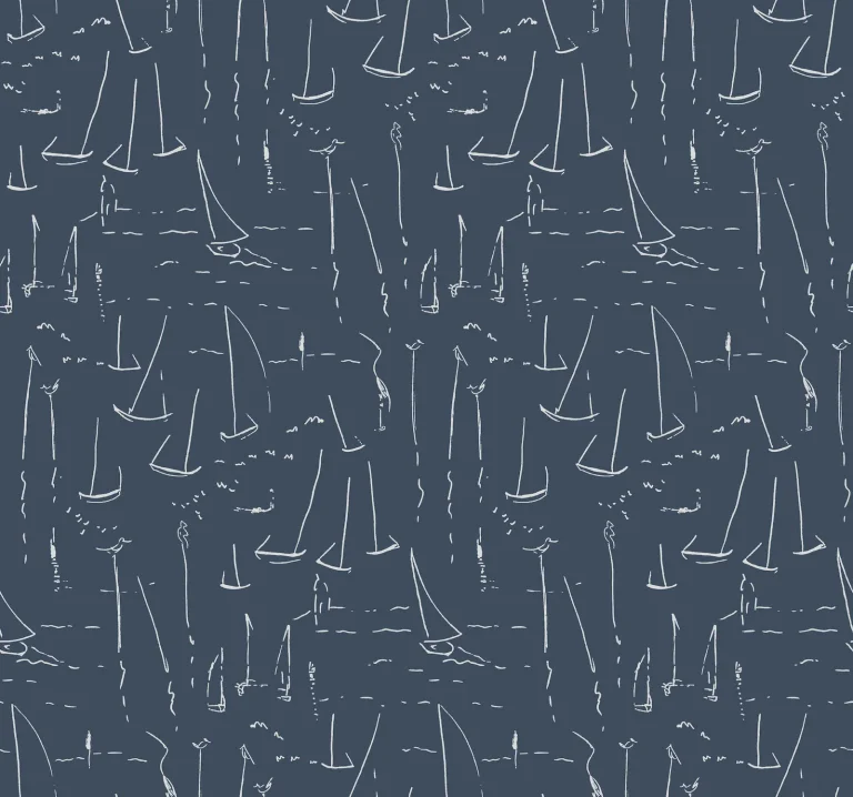 Vermillion Coast Wallpaper - Ultramarine — Image 6