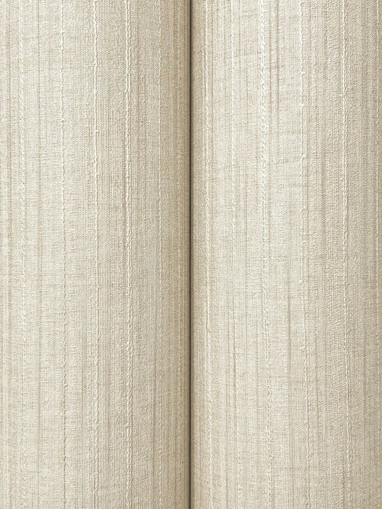 Silk Spun Tactile Stripe Wallpaper - Khaki