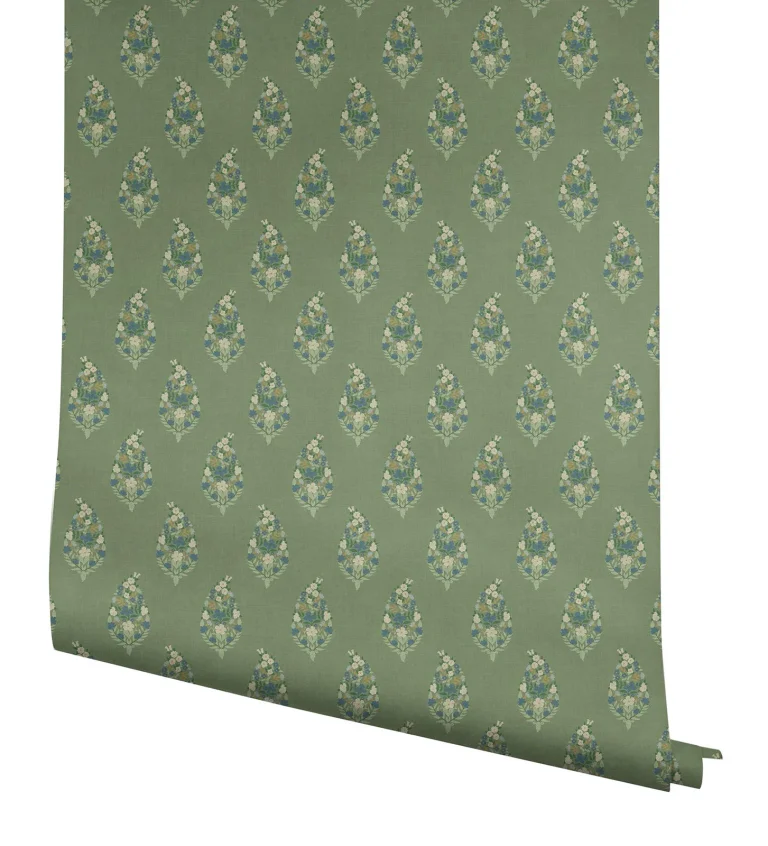 Rifle Paper Co. Paisley Wallpaper - Green — Ảnh 6