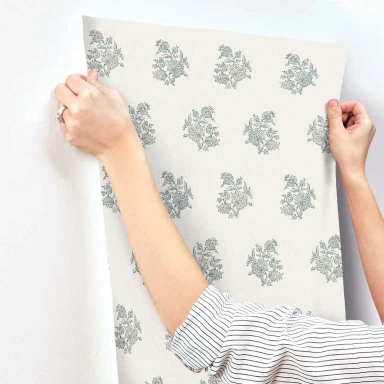 Overbrook Bouquet Toss Wallpaper - Sage — Ảnh 6
