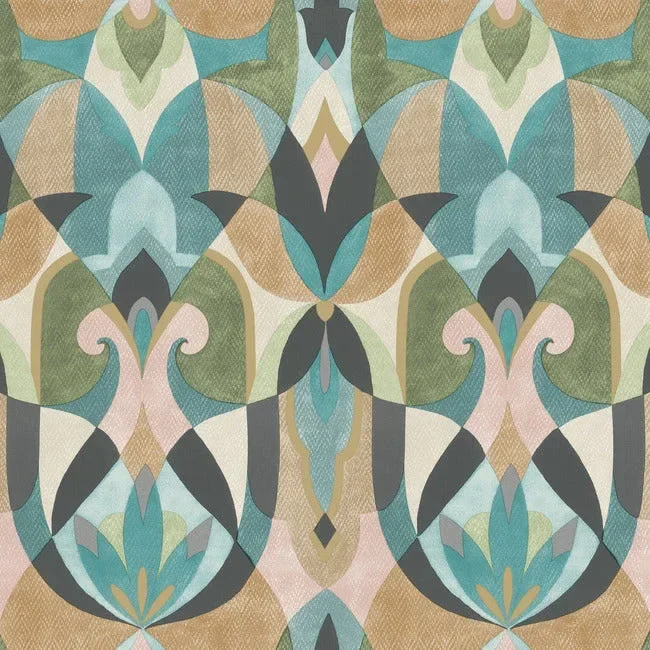 Malta Wallpaper - Multi/Gold — Image 5