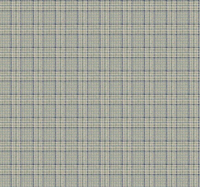 Ronald Redding Harrington Plaid Glen Check Wallpaper - Green — Image 2