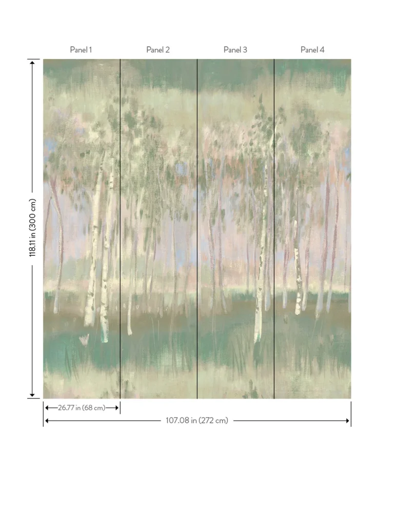 Primavera Wall Mural - Sage — Ảnh 4