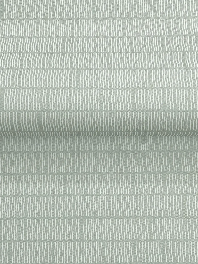 Collis Squiggle Stripe Wallpaper - Green — Ảnh 3
