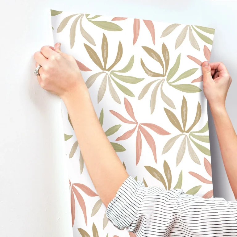 Little Garden Wallpaper - Leaf & Coral — Ảnh 3
