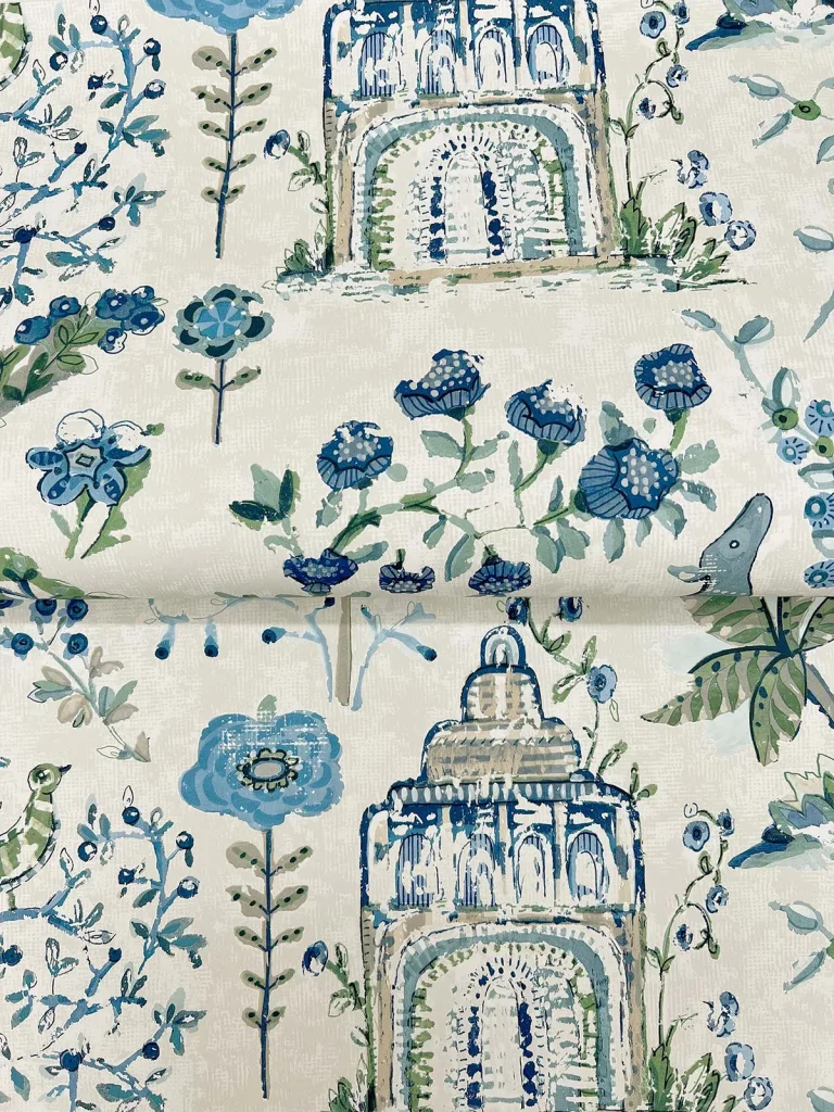 Parc Garden Dreams Wallpaper - Sapphire — Ảnh 3