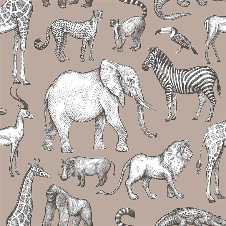 Chesapeake Kenji Safari Wallpaper - Brown — Ảnh 3