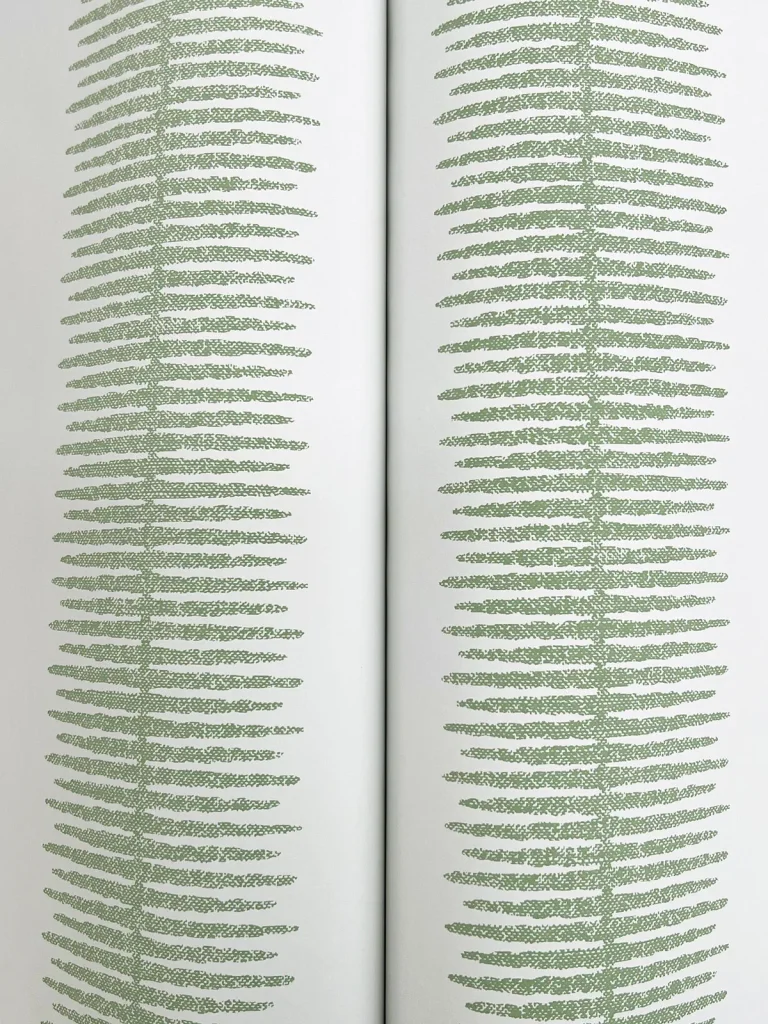 Ronald Redding Tandem Stripe Wallpaper - Green — Ảnh 2