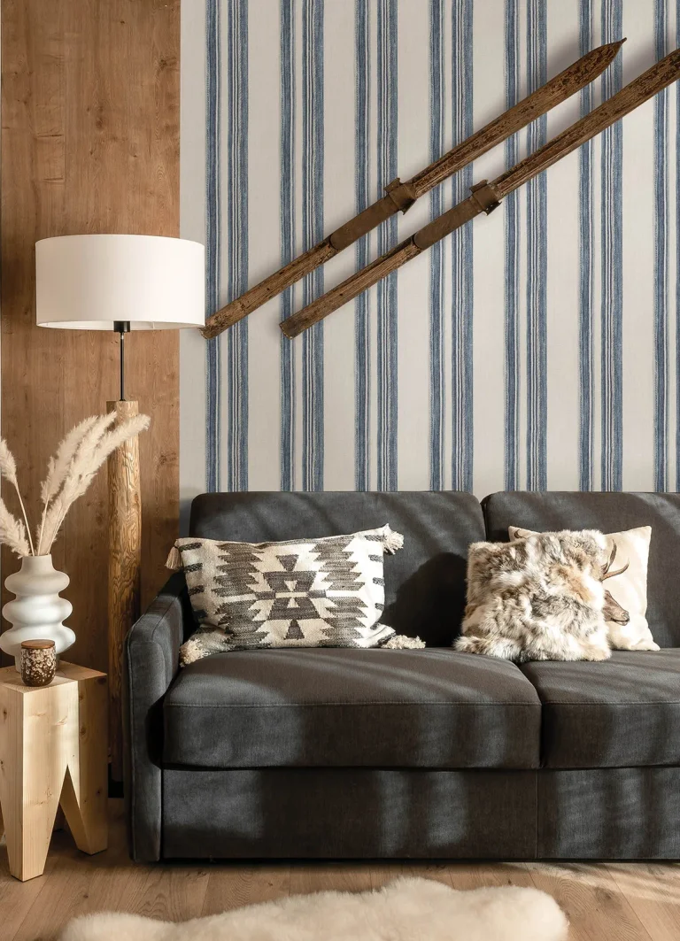 Chesapeake Loom Spun Wallpaper - Indigo — Image 4