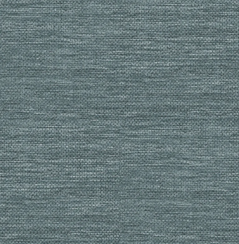 Malin Faux Grasscloth Wallpaper - Dark Blue — Ảnh 2