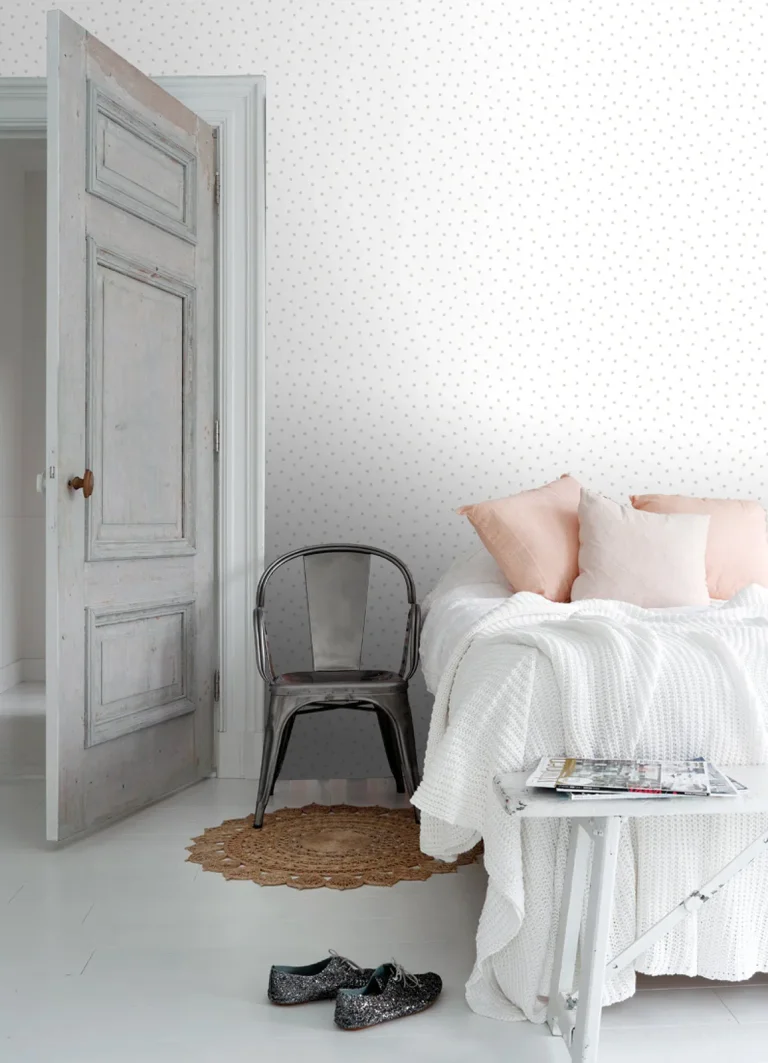 Chesapeake Pixie Dots Wallpaper - Grey — Image 3