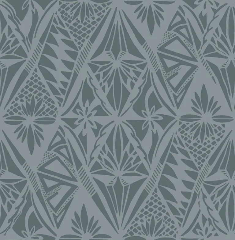 Urbane Diamonds Wallpaper - Denim — Ảnh 5