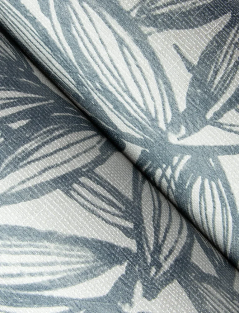 Rhythmic Leaf Wallpaper - Denim — Ảnh 2