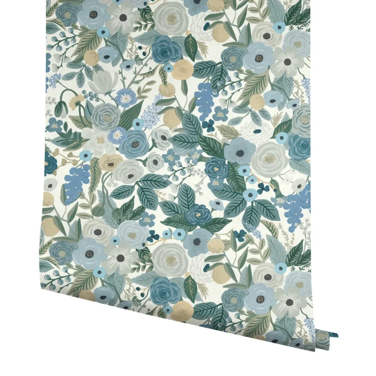 Rifle Paper Co. Garden Party Wallpaper - Indigo Multi — Ảnh 3