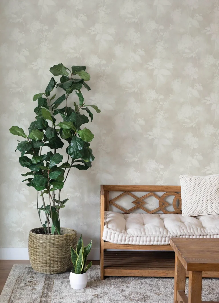 Izara Botanical Wallpaper - Light Grey — Ảnh 2