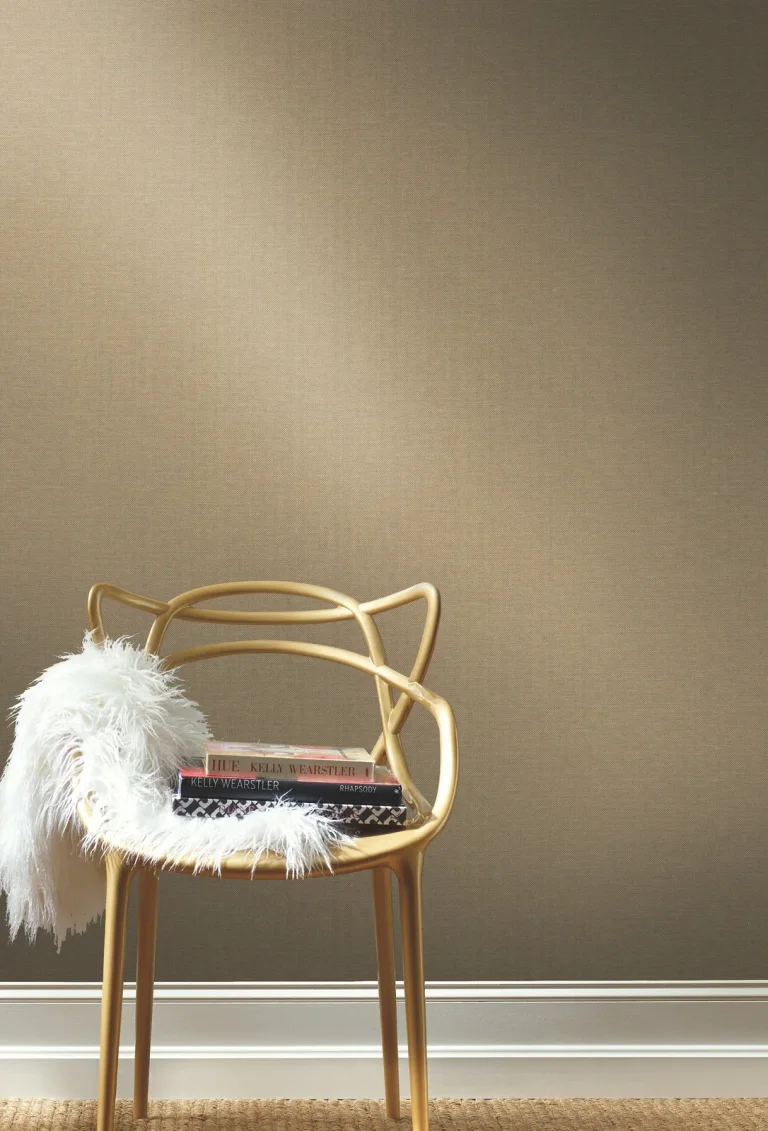 Woven Crosshatch Wallpaper - Beige — Ảnh 2