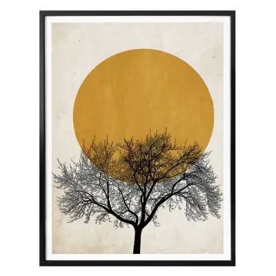 Kubistika - "Winter Morning" Poster - 30 x 24cm