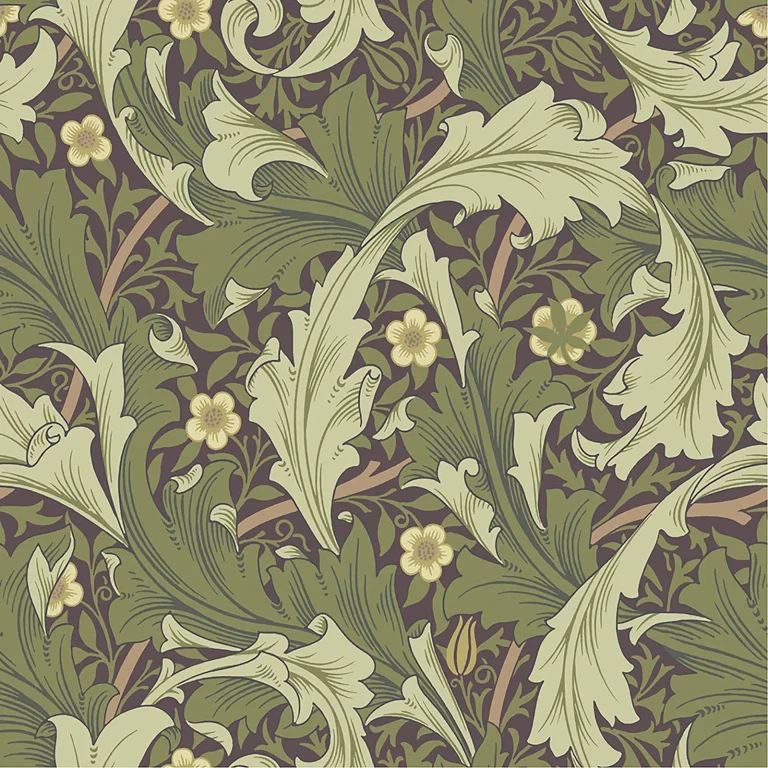 Granville Leafy Vine Wallpaper - Plum — Ảnh 3