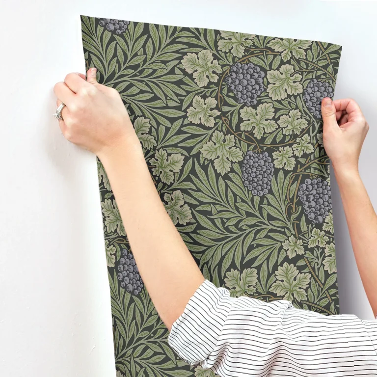 Vine Woodland Fruits Wallpaper - Green — Ảnh 3