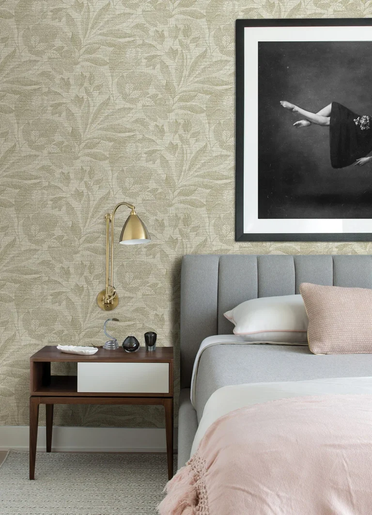 Lei Leaf Wallpaper - Gold — Ảnh 5