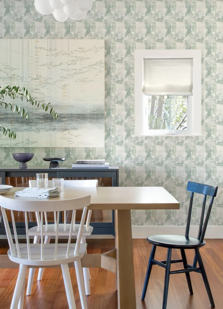 Perrin Gem Geometric Wallpaper - Sea Green — Ảnh 4