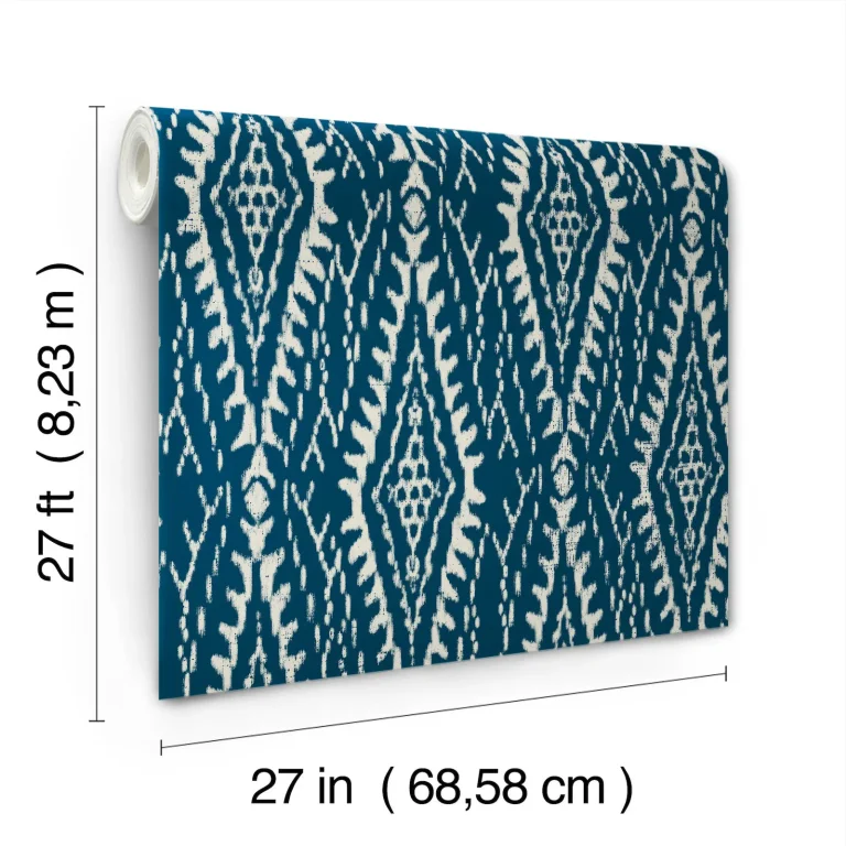 Rousseau Paperweave Wallpaper - Indigo — Ảnh 2
