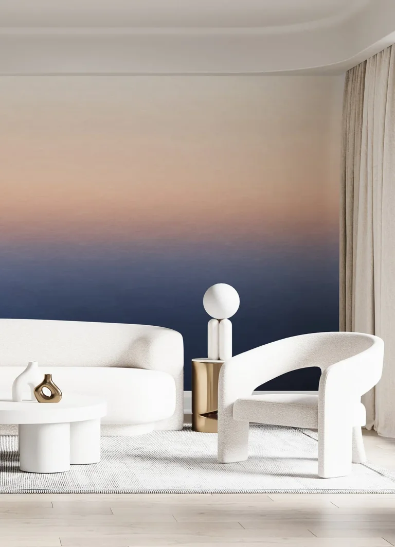 Sunrise Ombre Wall Mural - Orange — Image 8