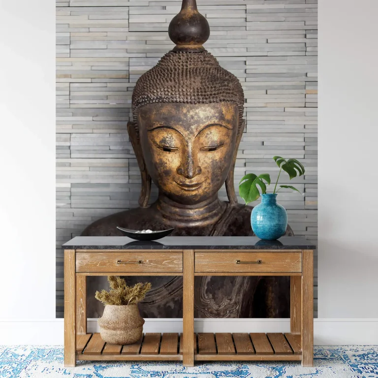 Thailand Budha - Wall Mural 5456 - 4 Panel - 192cm x 260cm — Ảnh 3
