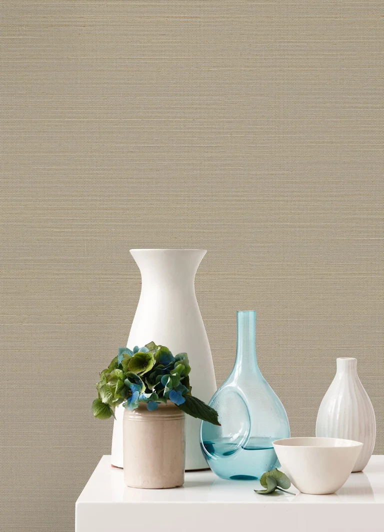Mai Abaca Grasscloth Wallpaper - Lavender — Ảnh 4