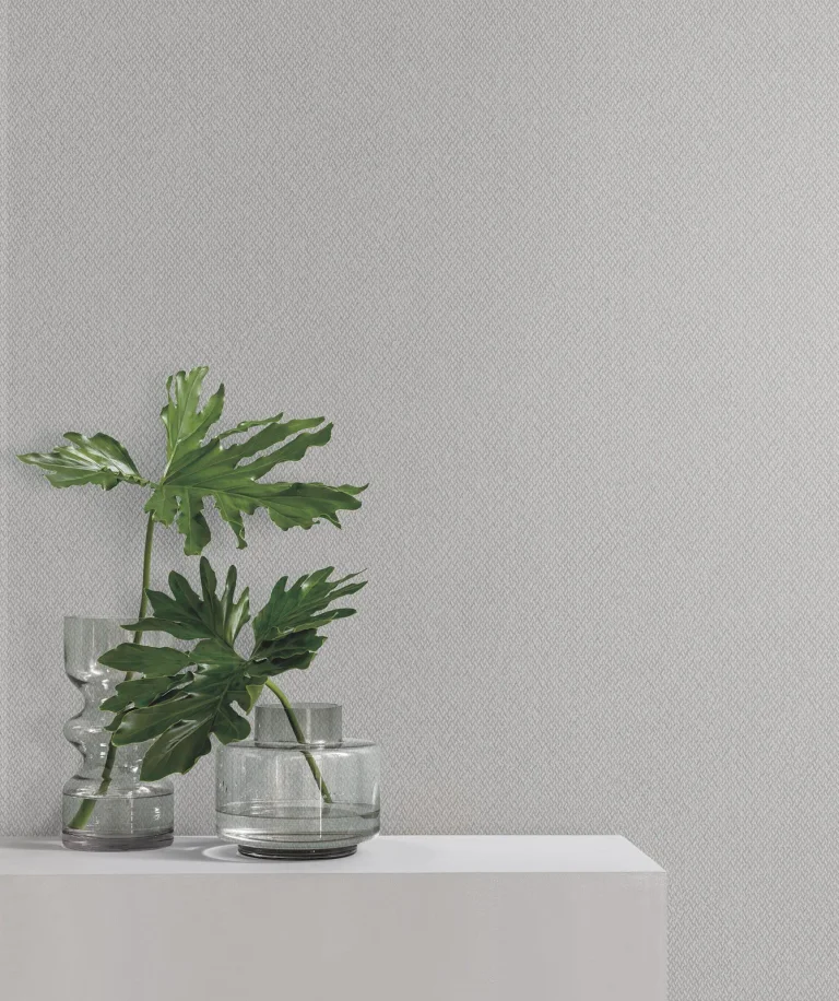 Tisket A Tasket Basketweave Wallpaper - Pewter — Ảnh 3