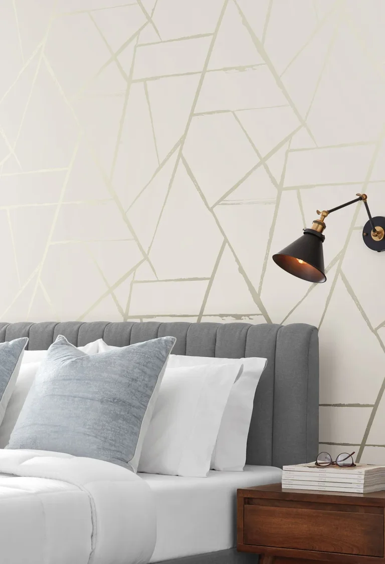 Intersect Wallpaper - Sand/Glint — Image 6