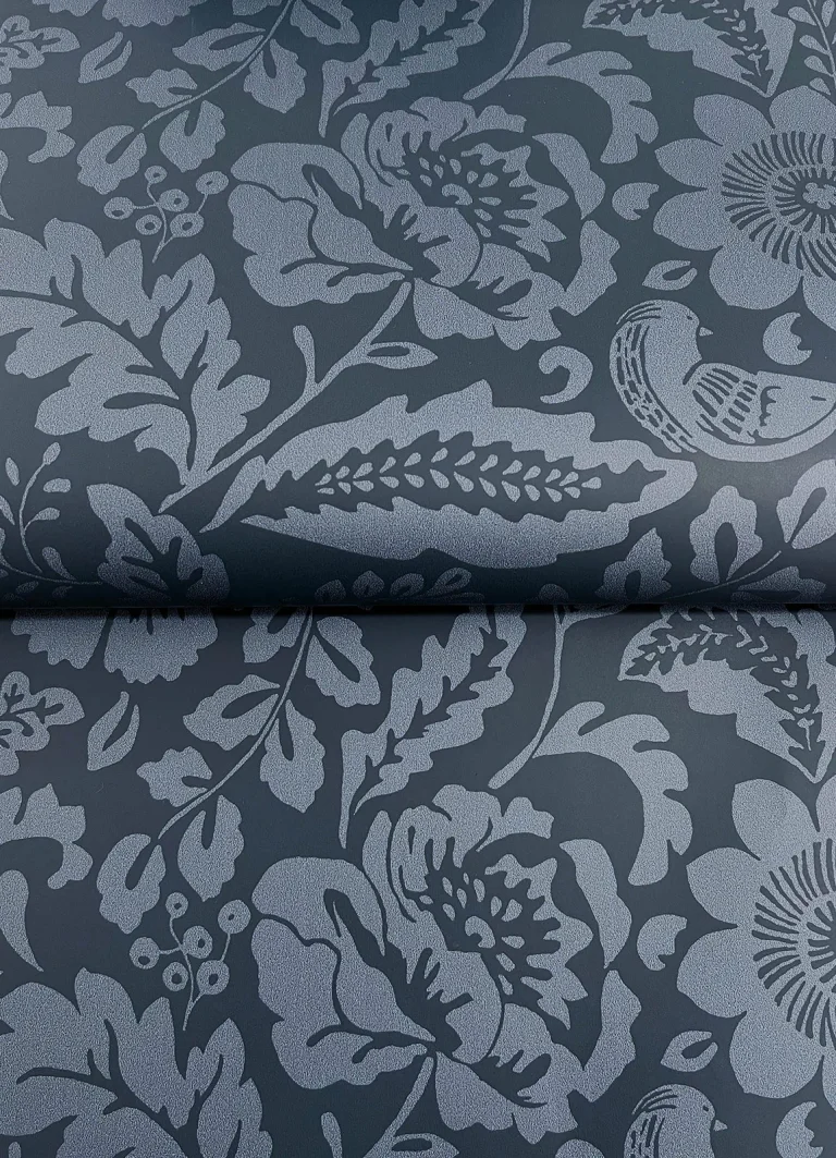 Marta Floral Trail Wallpaper - Navy — Ảnh 5