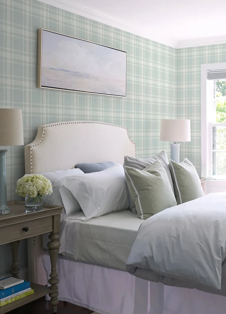 Chesapeake Antoine Flannel Wallpaper - Light Blue — Ảnh 3