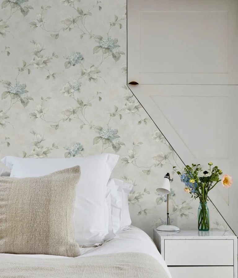 Chesapeake Magnolia Hydrangea Trail Wallpaper - Light Blue — Ảnh 2