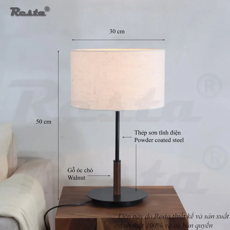 Đèn bàn Resta 43 - Màu đỏ — Image 3