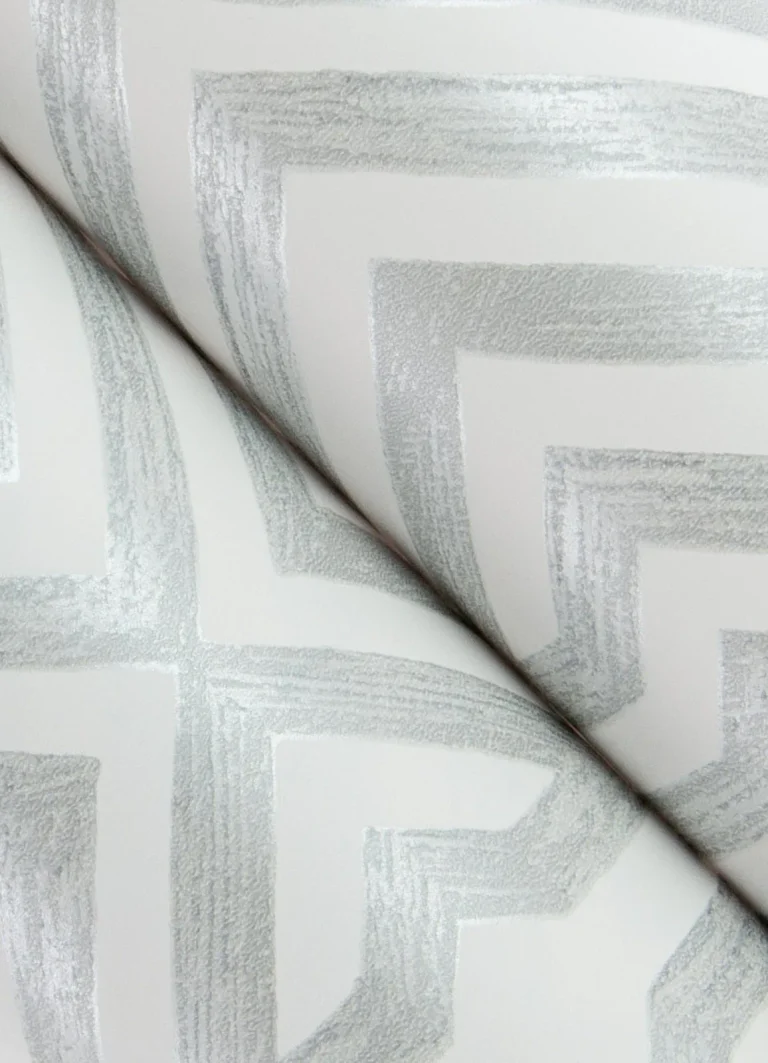 Lyon Geometric Key Wallpaper - Silver — Ảnh 2