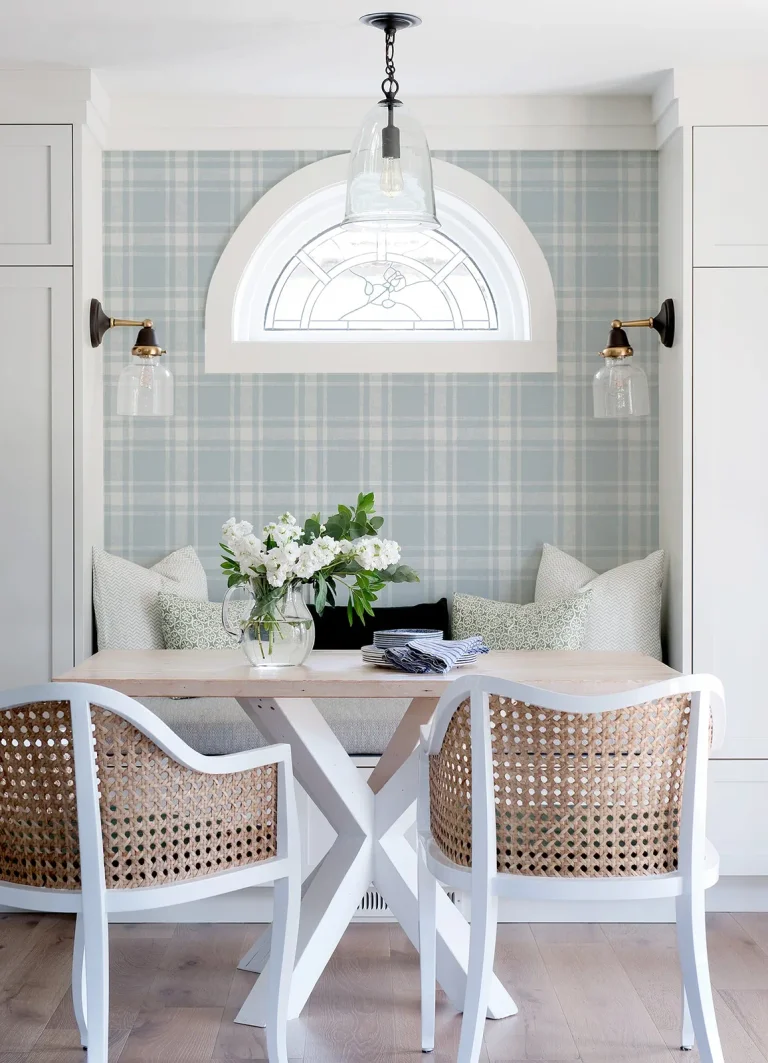 Chesapeake Antoine Flannel Wallpaper - Sky Blue — Ảnh 2