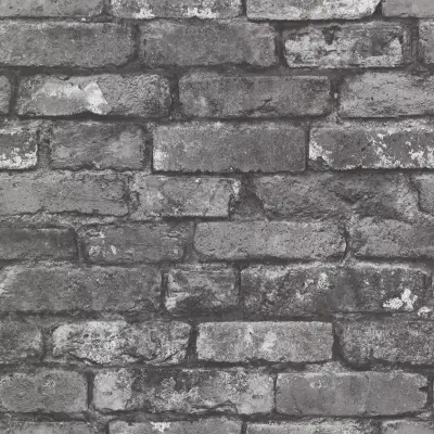Brickwork Wallpaper - Slate
